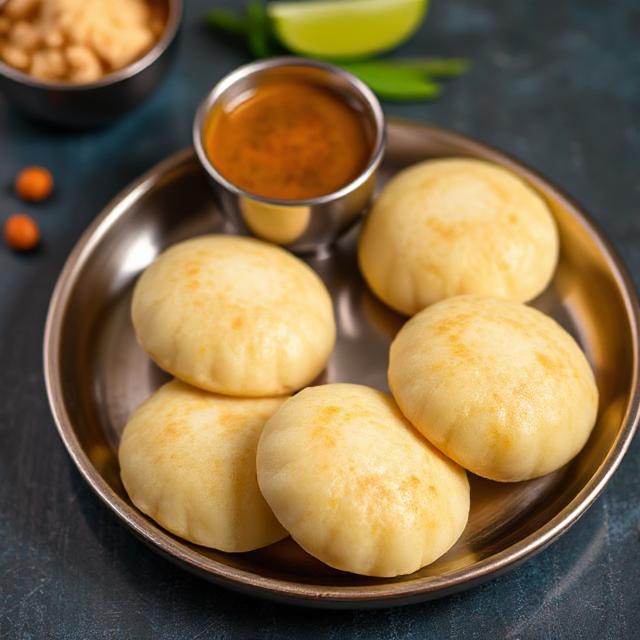 Idli 6 Pcs Chutney, Sambar