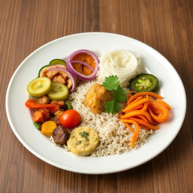 Simple Veg Thali